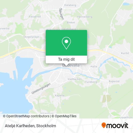Ateljé Karlheden karta