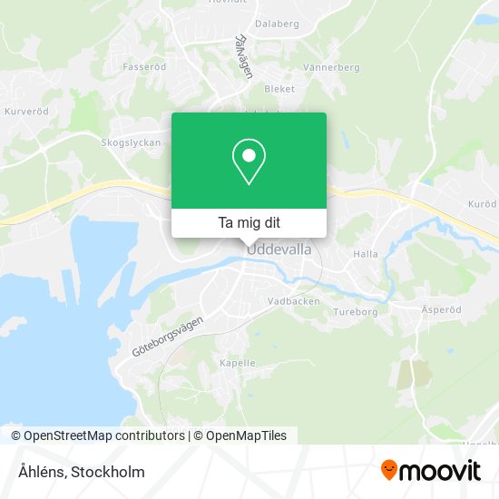 Åhléns karta