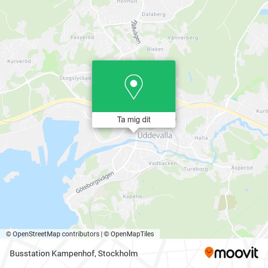 Busstation Kampenhof karta