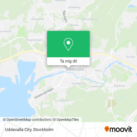 Uddevalla City karta