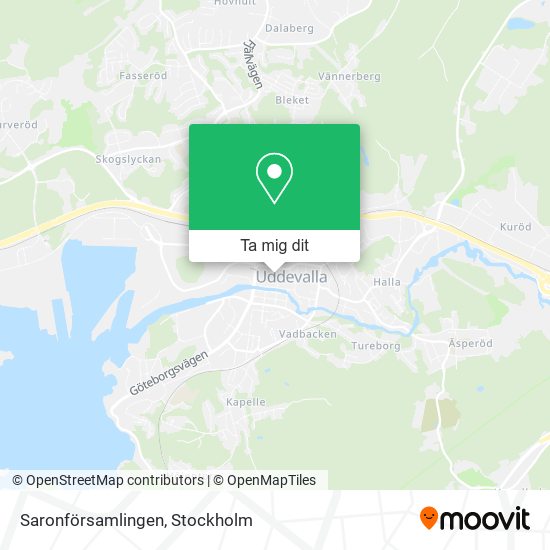 Saronförsamlingen karta