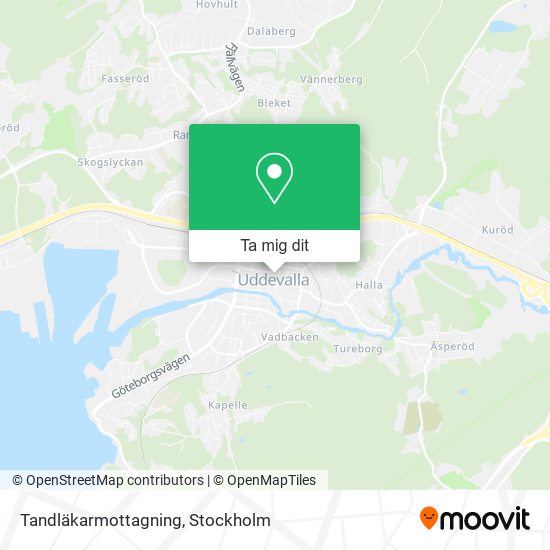 Tandläkarmottagning karta