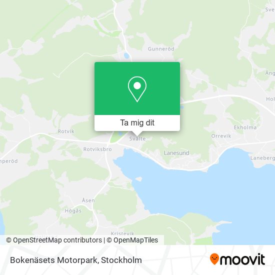Bokenäsets Motorpark karta