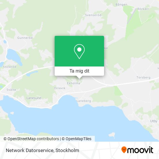 Network Datorservice karta
