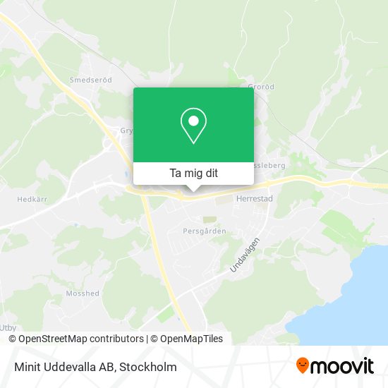 Minit Uddevalla AB karta