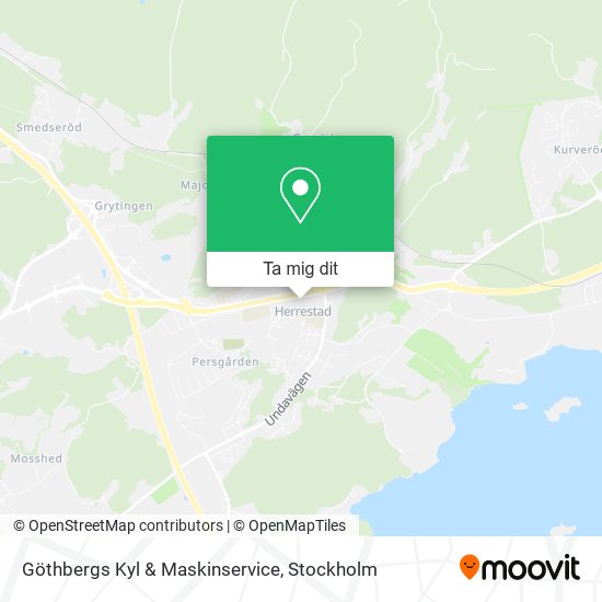 Göthbergs Kyl & Maskinservice karta