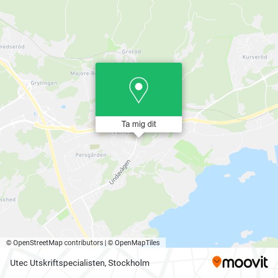 Utec Utskriftspecialisten karta