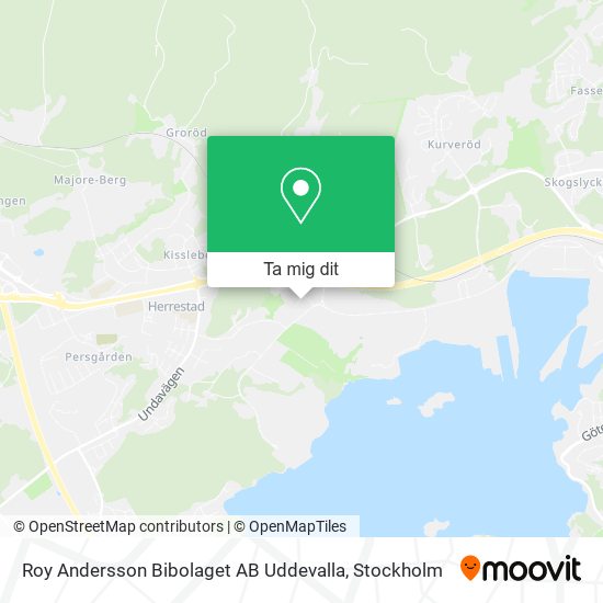 Roy Andersson Bibolaget AB Uddevalla karta