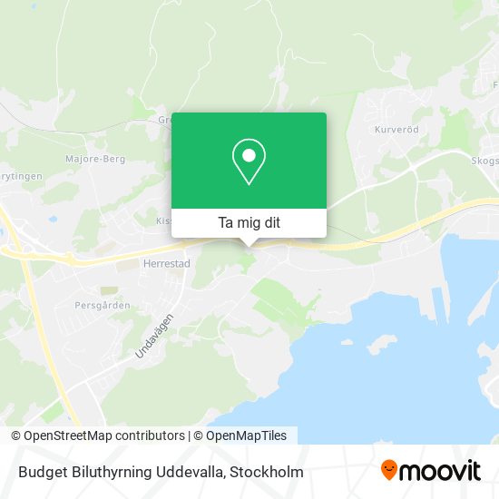 Budget Biluthyrning Uddevalla karta