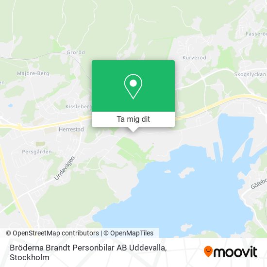 Bröderna Brandt Personbilar AB Uddevalla karta