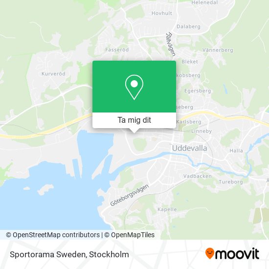Sportorama Sweden karta