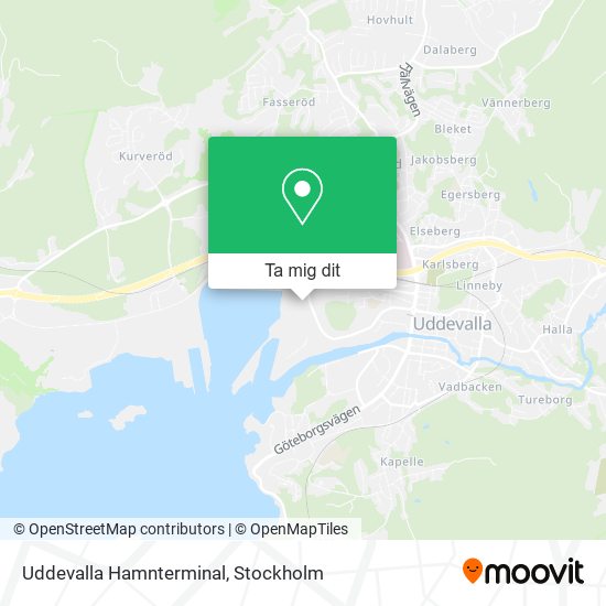 Uddevalla Hamnterminal karta
