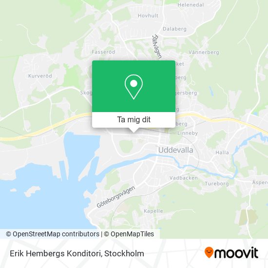 Erik Hembergs Konditori karta