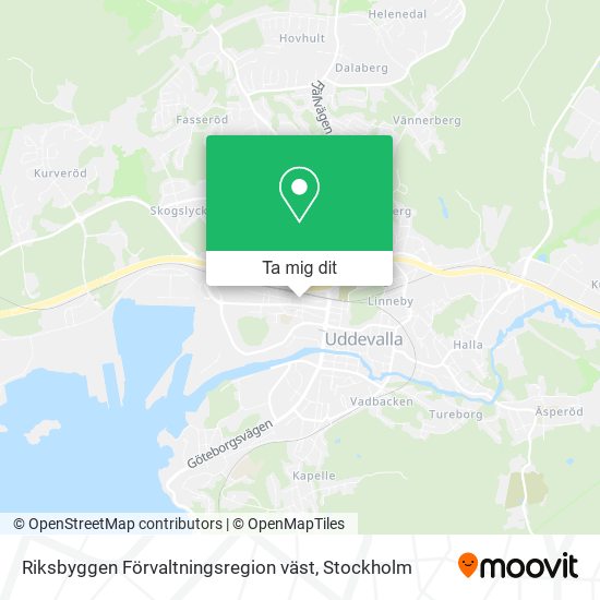 Riksbyggen Förvaltningsregion väst karta