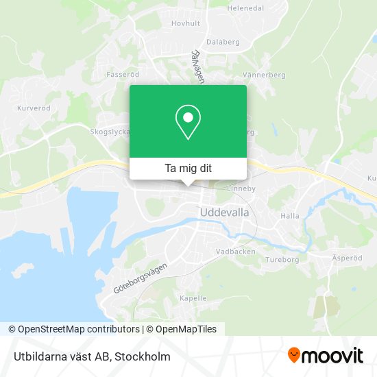 Utbildarna väst AB karta