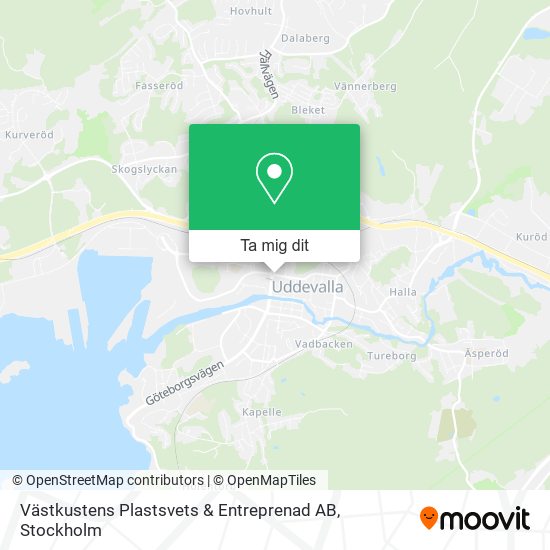 Västkustens Plastsvets & Entreprenad AB karta