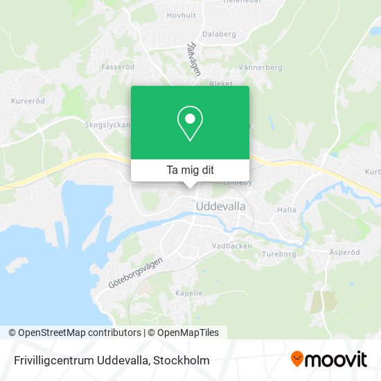 Frivilligcentrum Uddevalla karta