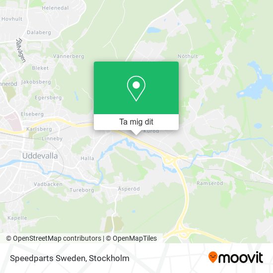 Speedparts Sweden karta