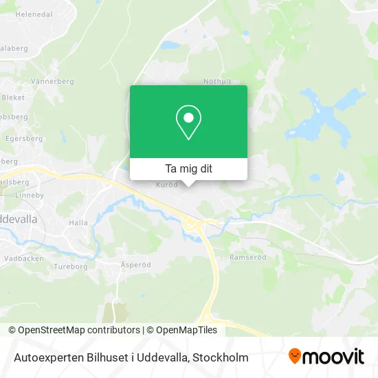 Autoexperten Bilhuset i Uddevalla karta