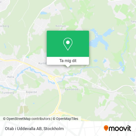 Otab i Uddevalla AB karta