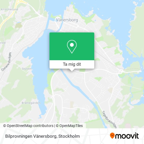 Bilprovningen Vänersborg karta