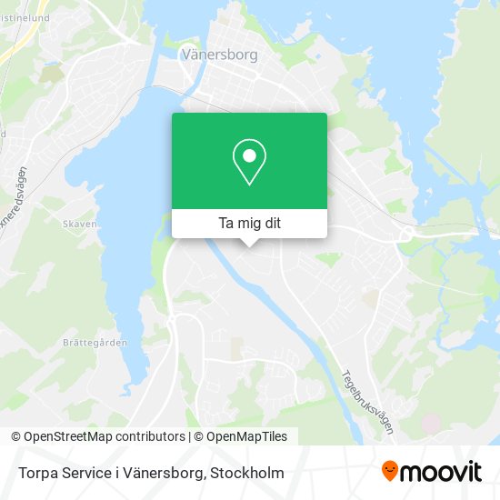 Torpa Service i Vänersborg karta
