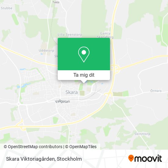 Skara Viktoriagården karta