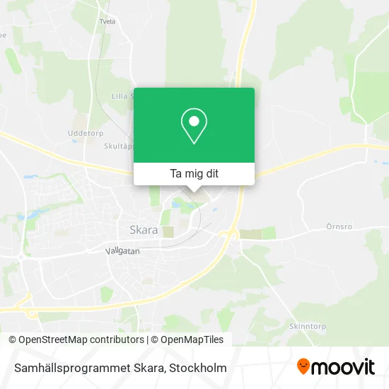 Samhällsprogrammet Skara karta