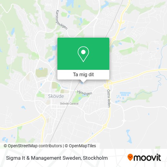 Sigma It & Management Sweden karta