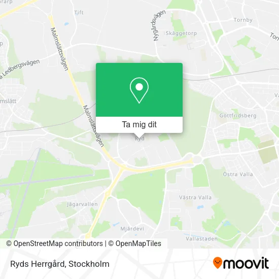 Ryds Herrgård karta