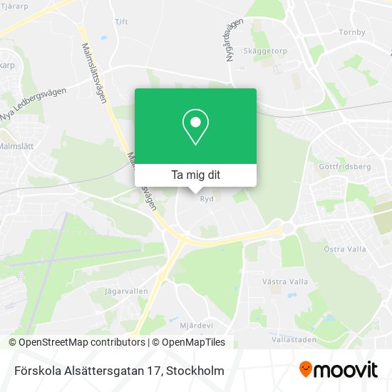 Förskola Alsättersgatan 17 karta