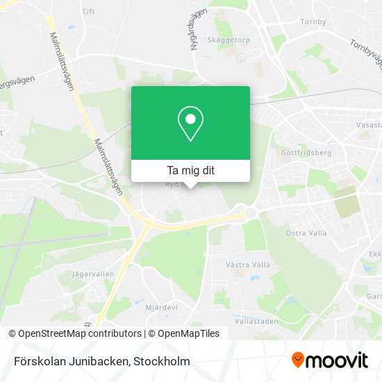 Förskolan Junibacken karta