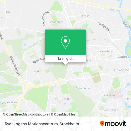 Rydskogens Motionscentrum karta