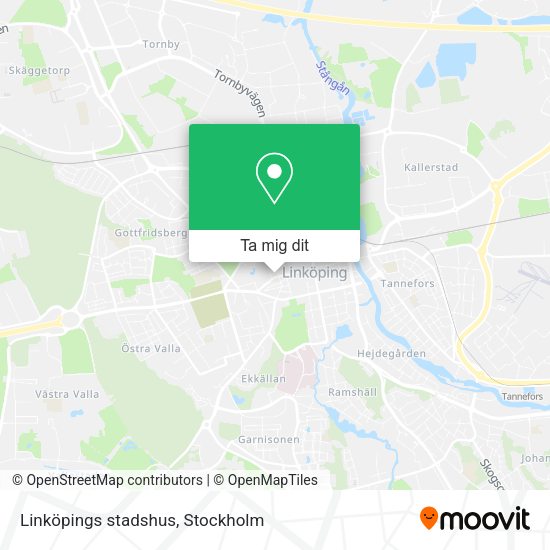 Linköpings stadshus karta