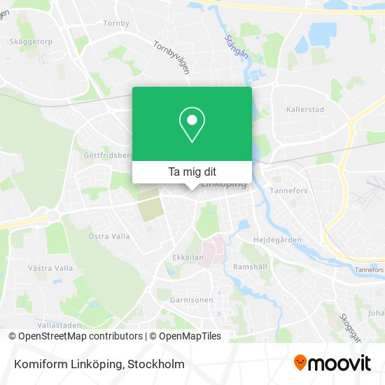 Komiform Linköping karta