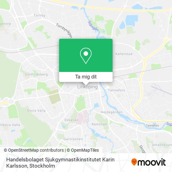Handelsbolaget Sjukgymnastikinstitutet Karin Karlsson karta
