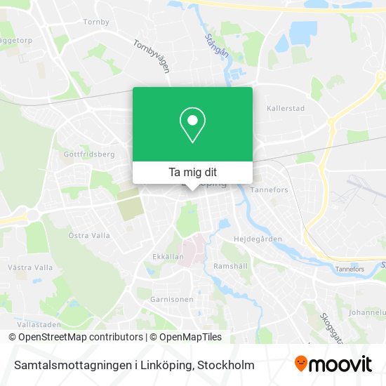 Samtalsmottagningen i Linköping karta