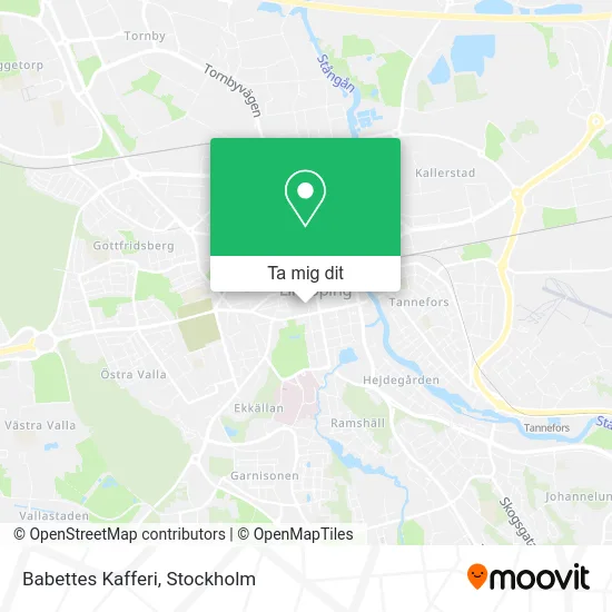 Babettes Kafferi karta