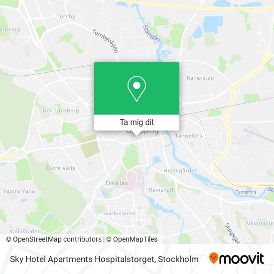 Sky Hotel Apartments Hospitalstorget karta