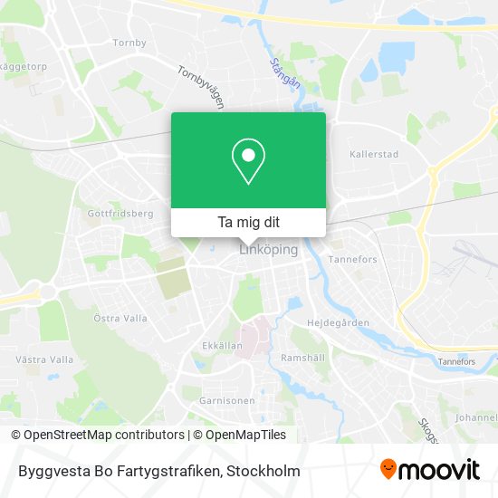 Byggvesta Bo Fartygstrafiken karta