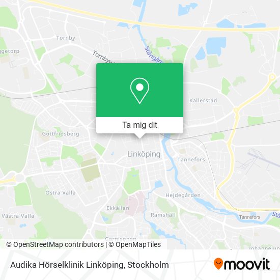 Audika Hörselklinik Linköping karta