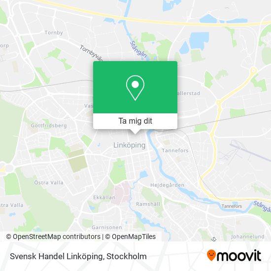 Svensk Handel Linköping karta