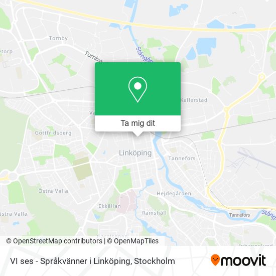 VI ses - Språkvänner i Linköping karta