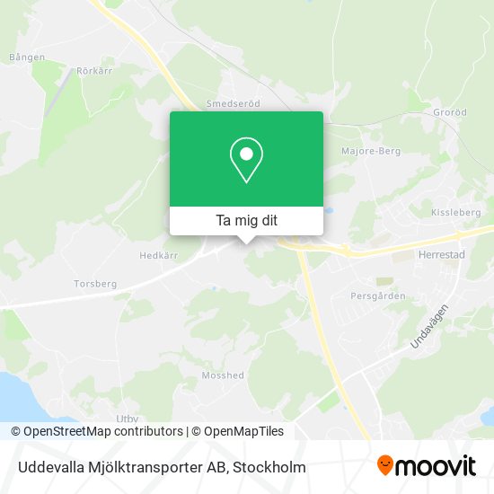 Uddevalla Mjölktransporter AB karta