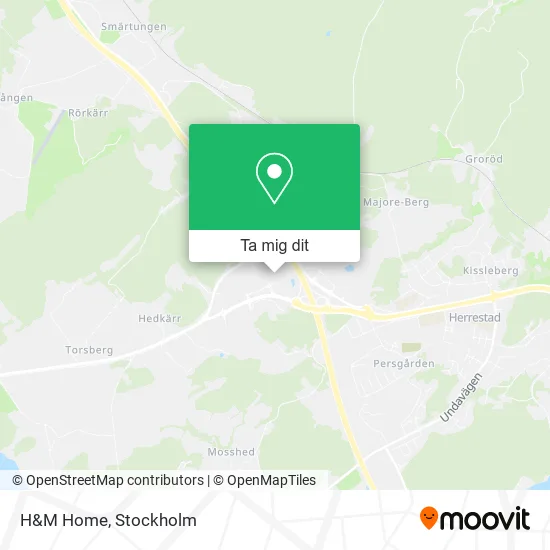 H&M Home karta