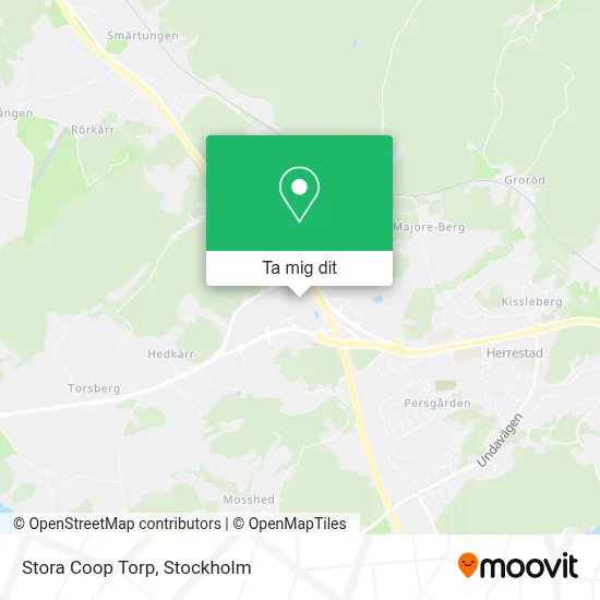 Stora Coop Torp karta