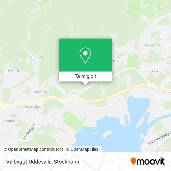 Välbyggt Uddevalla karta