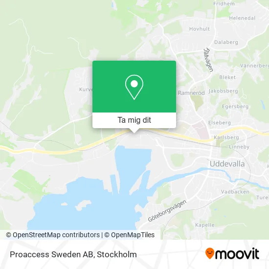 Proaccess Sweden AB karta