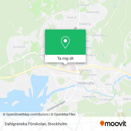 Dahlgrenska Förskolan karta