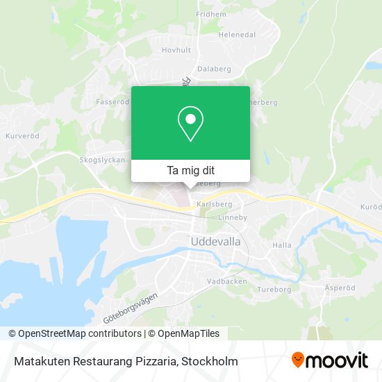 Matakuten Restaurang Pizzaria karta